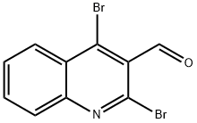 2,4-Dibromoquinoline-3-carboxaldehyde Structure