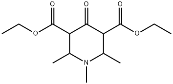 1,2,6-트리메틸-4-옥소-피페리딘-3,5-디카르복실산디에틸에스테르 구조식 이미지