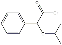 Isopropoxy(phenyl)acetic acid Structure