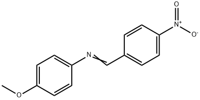 (4-methoxyphenyl)-(4-nitrobenzylidene)amine Structure