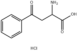 (S)-2-amino-4-oxo-4-phenylbutanoic acid hydrochloride Structure