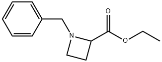 1-(Phenylmethyl)-2-azetidinecarboxylic acid ethyl ester Structure