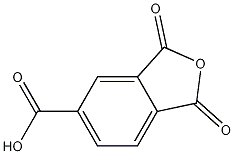 Trimellitic anhydride 구조식 이미지