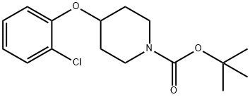 tert-butyl 4-(2-chlorophenoxy)piperidine-1-carboxylate Structure
