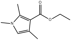 1H-Pyrrole-3-carboxylic acid, 2,4,5-trimethyl-, ethyl ester Structure