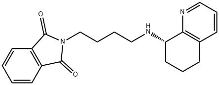 2-[4-[((S)-5,6,7,8-Tetrahydroquinolin-8-yl)amino]butyl]isoindole-1,3-dione 구조식 이미지