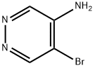 5-브로모피리다진-4-아민 구조식 이미지