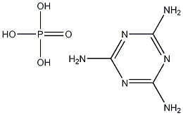 1,3,5-triazine-2,4,6-triamine  phosphate Structure