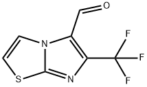 6-(trifluoromethyl)imidazo[2,1-b]thiazole-5-carbaldehyde Structure