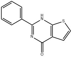 2-phenylthieno[2,3-d]pyrimidin-4-ol 구조식 이미지