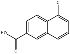 5-Chloronaphthalene-2-carboxylic acid Structure