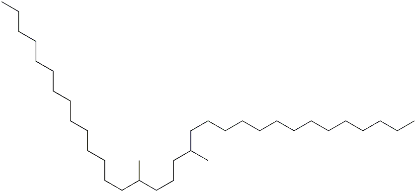 15,19-Dimethyltritriacontane Structure