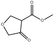 Methyl 4-oxotetrahydrofuran-3-carboxylate Structure