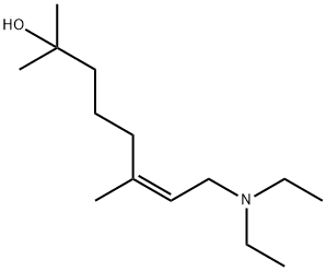 8-(Diethylamino)-2,6-dimethyl-(6Z)-6-Octen-2-ol Structure