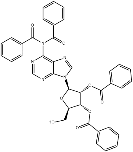 N6-디벤조일아데노신2',3'-디벤조에이트 구조식 이미지