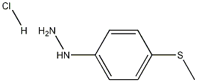 [4-(Methylthio)phenyl]-hydrazinehydrochloride Structure