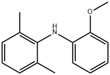 N-(2-메톡시페닐)-2,6-디메틸아닐린 구조식 이미지