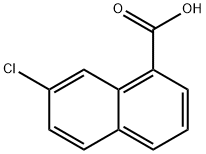 7-Chloronaphthalene-1-carboxylic acid Structure