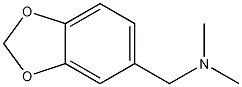 1-(benzo[d][1,3]dioxol-5-yl)-N,N-dimethylmethanamine Structure