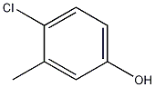 4-Chloro-3-methylphenol 구조식 이미지
