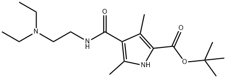 4-[[[2-(Diethylamino)ethyl]amino]carbonyl]-3,5-dimethyl-1H-pyrrole-2-carboxylic acid tert-butyl ester Structure