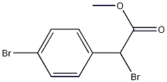 methyl 2-bromo-2-(4-bromophenyl)acetate 구조식 이미지