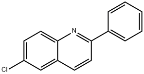 2-Phenyl-6-chloroquinoline 구조식 이미지