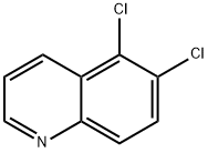 5,6-Dichloroquinoline 구조식 이미지