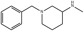 N-Methyl-1-(phenylmethyl)-3-piperidinamine 구조식 이미지