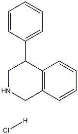 4-Phenyl-1,2,3,4-tetrahydroisoquinoline Hydrochloride Structure