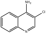 4-Amino-3-chloroquinoline 구조식 이미지