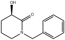 (R)-1-benzyl-3-hydroxypiperidin-2-one Structure