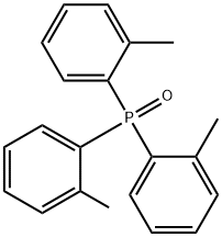 Phosphine oxide, tris (2-methylphenyl)- Structure