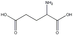DL-Glutamic acid 구조식 이미지