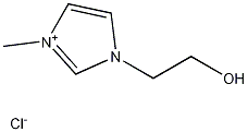 1-(2-HYDROXYETHYL)-3-METHYLIMIDAZOLIUM CHLORIDE 구조식 이미지