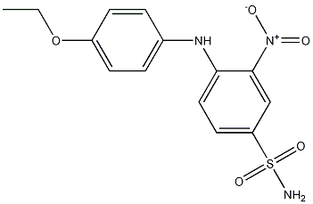 Sulfanilamide, N4-(p-ethoxyphenyl)-3-nitro- 구조식 이미지