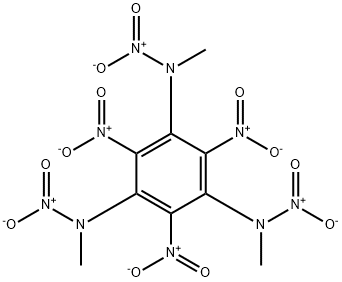 N,N',N''-Trimethyl-N,N',N'',2,4,6-hexanitro-1,3,5-benzenetriamine Structure