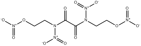 N,N'-Bis(2-hydroxyethyl)-N,N'-dinitro-oxamide dinitrate Structure