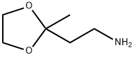 2-(Aminoethyl)-2-methyl-1,3-dioxolane Structure