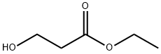 propanoic acid, 3-hydroxy-, ethyl ester Structure