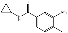 3-amino-N-cyclopropyl-4-methylbenzamide Structure