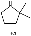 2,2-Dimethylpyrrolidine hydrochloride Structure
