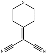 2-(2H-Thiopyran-4(3H,5H,6H)-ylidene)malononitrile 구조식 이미지