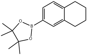 4,4,5,5-Tetramethyl-2-(5,6,7,8-tetrahydronaphthalen-2-yl)-1,3,2-dioxaborolane Structure