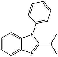 2-isopropyl-1-phenyl-benzimidazole 구조식 이미지