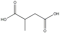 Pyrotartaric acid 구조식 이미지