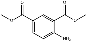 1,3-Benzenedicarboxylic acid, 4-amino-, dimethyl ester 구조식 이미지