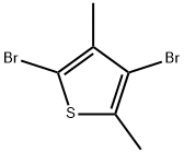 2,4-dibromo-3,5-dimethylthiophene Structure