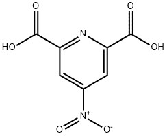 4-Nitro-2,6-pyridinedicarboxylic acid 구조식 이미지