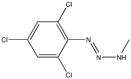 TRIAZENE,3-METHYL-1-(2,4,6-TRICHLOROPHENYL)- Structure